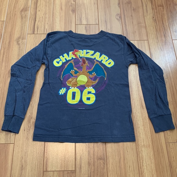 Vintage Charizard Long Sleeve Shirt #06 Who’s That Pokeman 1999 Nintendo - Picture 3 of 8